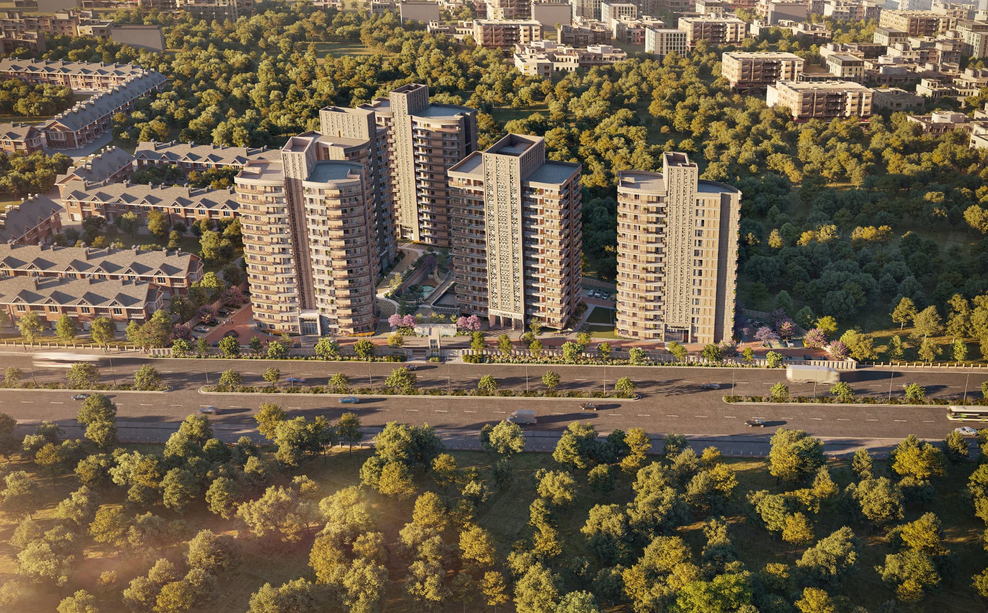 Eldeco City township environment around Latitude 27